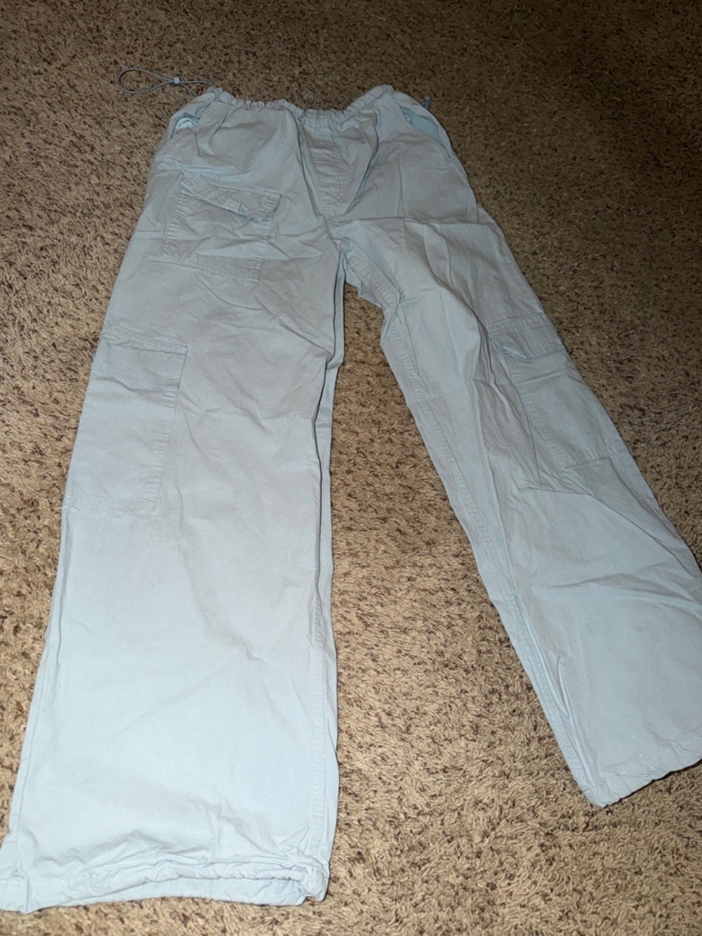 PacSun Light Blue Men's Cargo Pants
